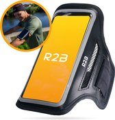 R2B® Hardloop telefoonhouder waterdicht t/m 7 inch - Reflecterend - Sportarmband - Sportband - Hardlopen - Armband telefoon - Model Enschede