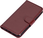 iPhone 13 Pro Max Hoesje - Leer Portemonnee Book Case Wallet - Apple iPhone 13 Pro Max - Bruin