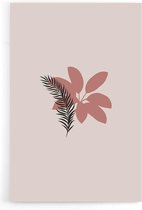 Walljar - Tropical Flower - Muurdecoratie - Poster