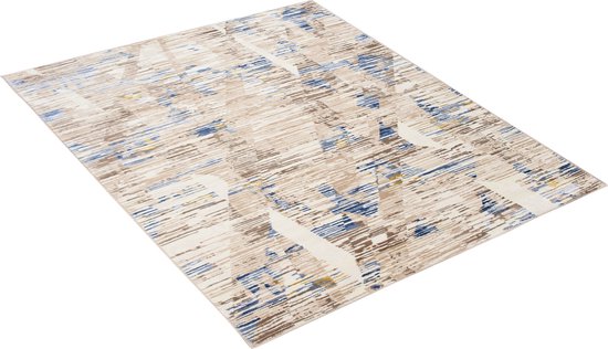 Tapiso Asthane Tapis Beige Blauw Chambre Salon Tapis Taille - 160x220