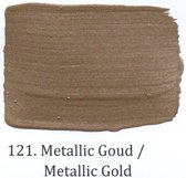 Metallic muurverf 1 ltr 121. Goud