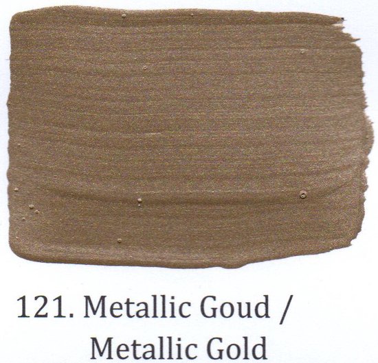 Metallic muurverf 1 ltr 121. Goud