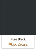 Pure black krijtverf Mia colore 0,5 liter