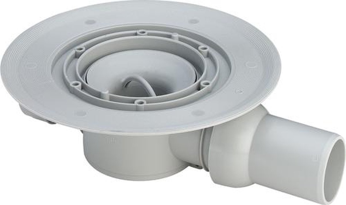Viega Advantix badafvoer zonder: opzetstuk, model 4935.6 DN: 50 afvoer horizontaal, 485412