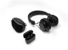 LEDWOOD LD-PAK3-HG-BT-BLK - HAPPY GEEK gift set met speaker, in-earphones én hoofdtelefoon, zwart
