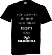 Subaru T-shirt maat XL