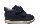 Falcotto velcro's lederen sneakers Haley Navy Groen mt 26