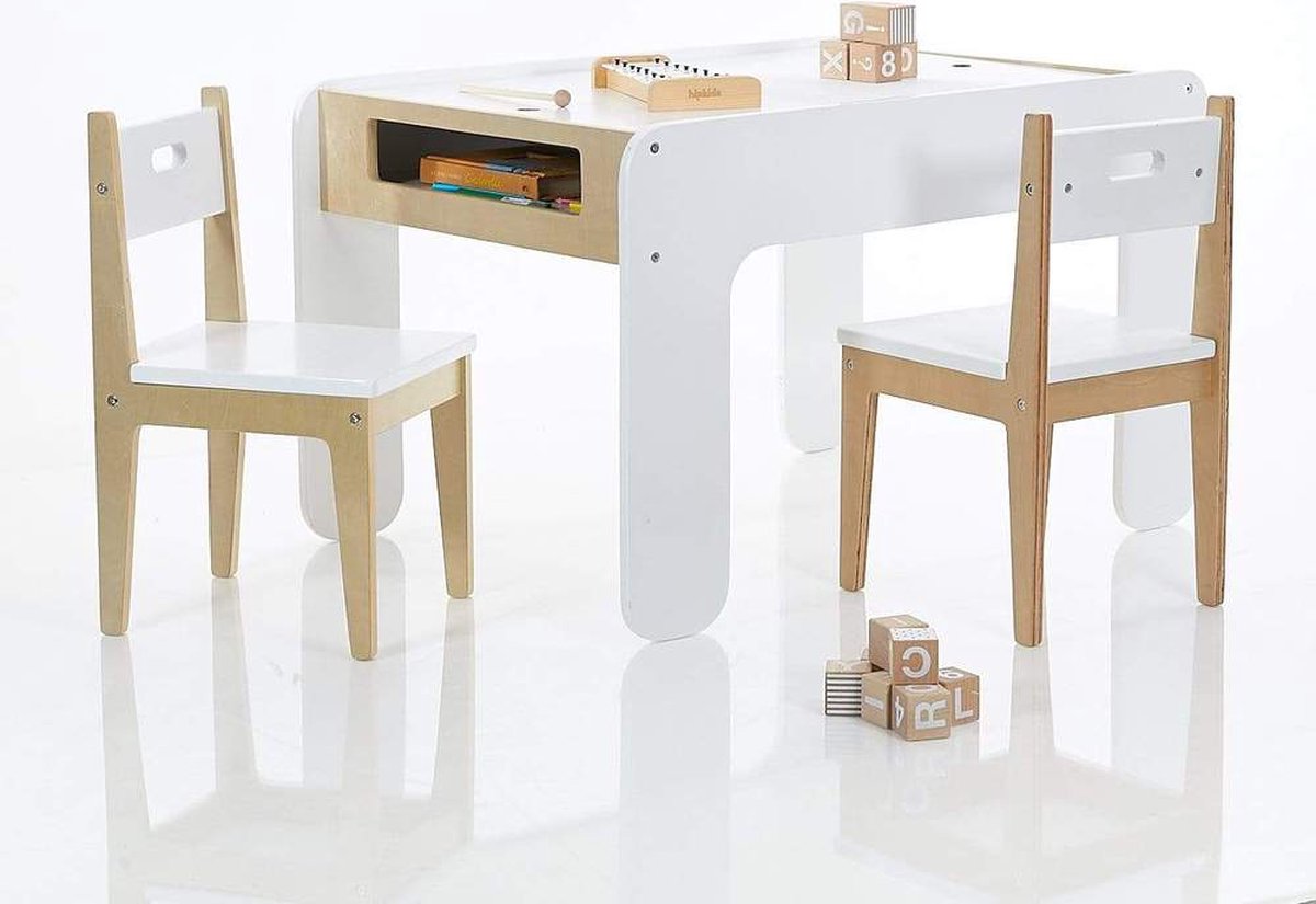 Table d'enfant avec 2 chaises - Avec espace de... | bol