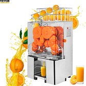 Vevor™ Sinaasappelpers Elektrisch - 25 sinaasappels per minuut - Citruspers elektrisch - RVS - Eenvoudig te Reinigen - Horeca Sinaasappelpers