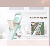 Keuken Chopper l 5-in-1 Functie l Groente & Fruit l Keuken/Snijden l Multifunctioneel l ABS l Wit