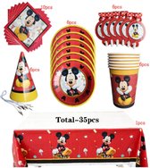 35-delig feestpakket Mickey Mouse