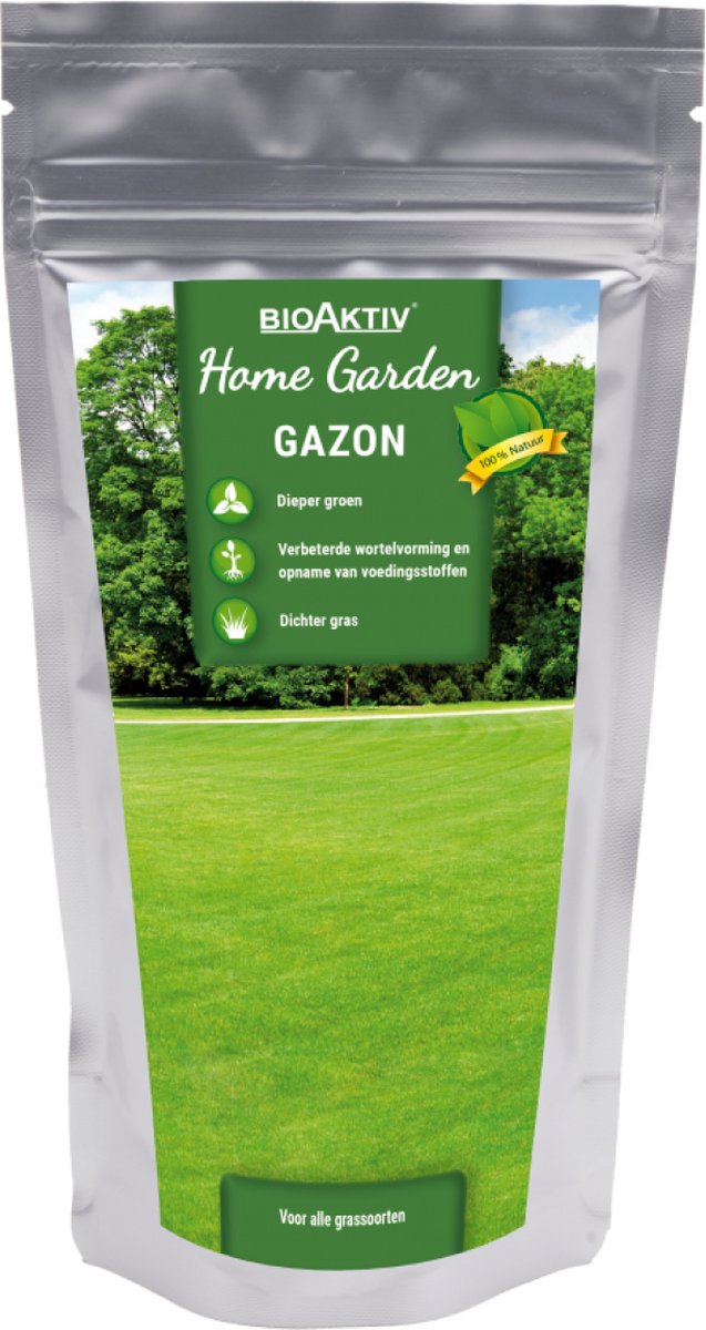 100% biologische mest voor het gazon - 200g gazonmeststof - voor dichter gras, groener gras, sterker gras