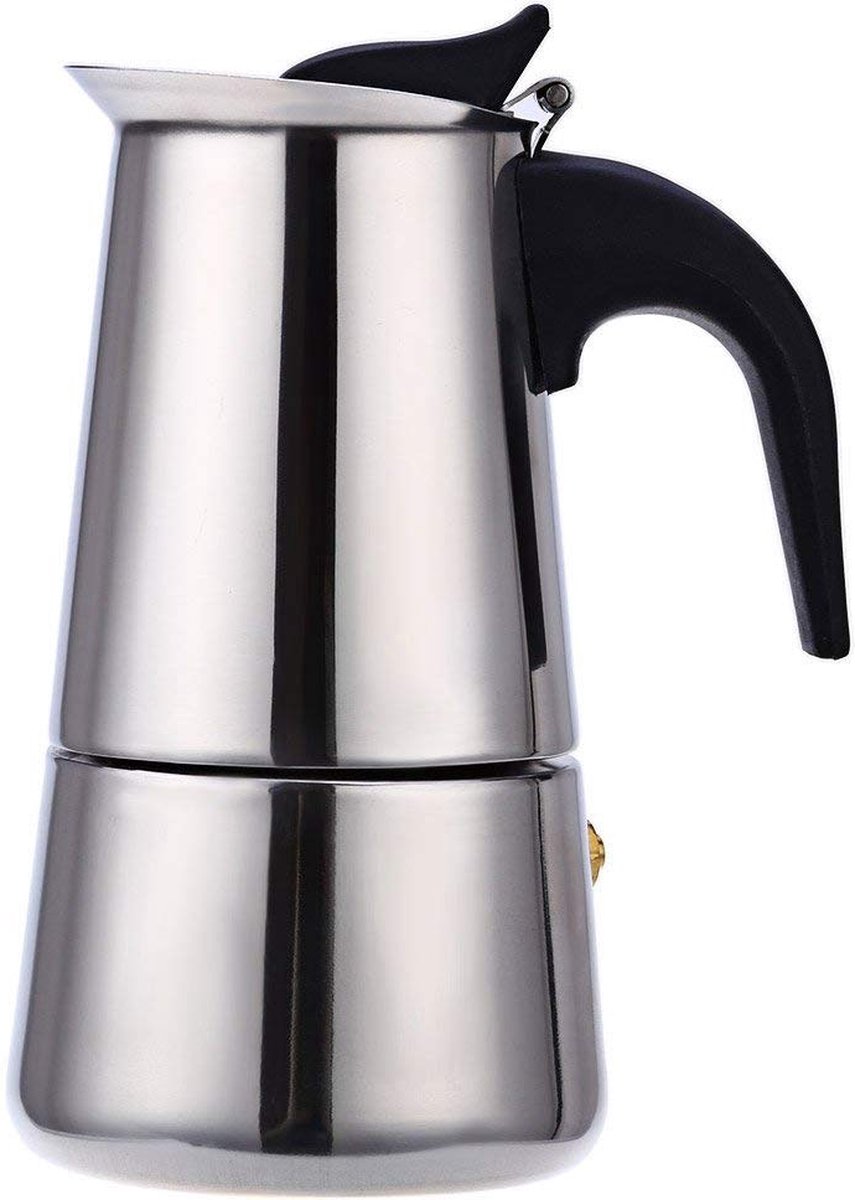 Nonna percolator (inductie) 2 kops - 100 ml - Espresso machine - 100% RVS