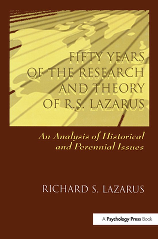 Fifty Years of the Research and theory of R.s. Lazarus - cover