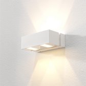 WALU Wandlamp LED 4x3W/1180lm Rechthoekig Wit