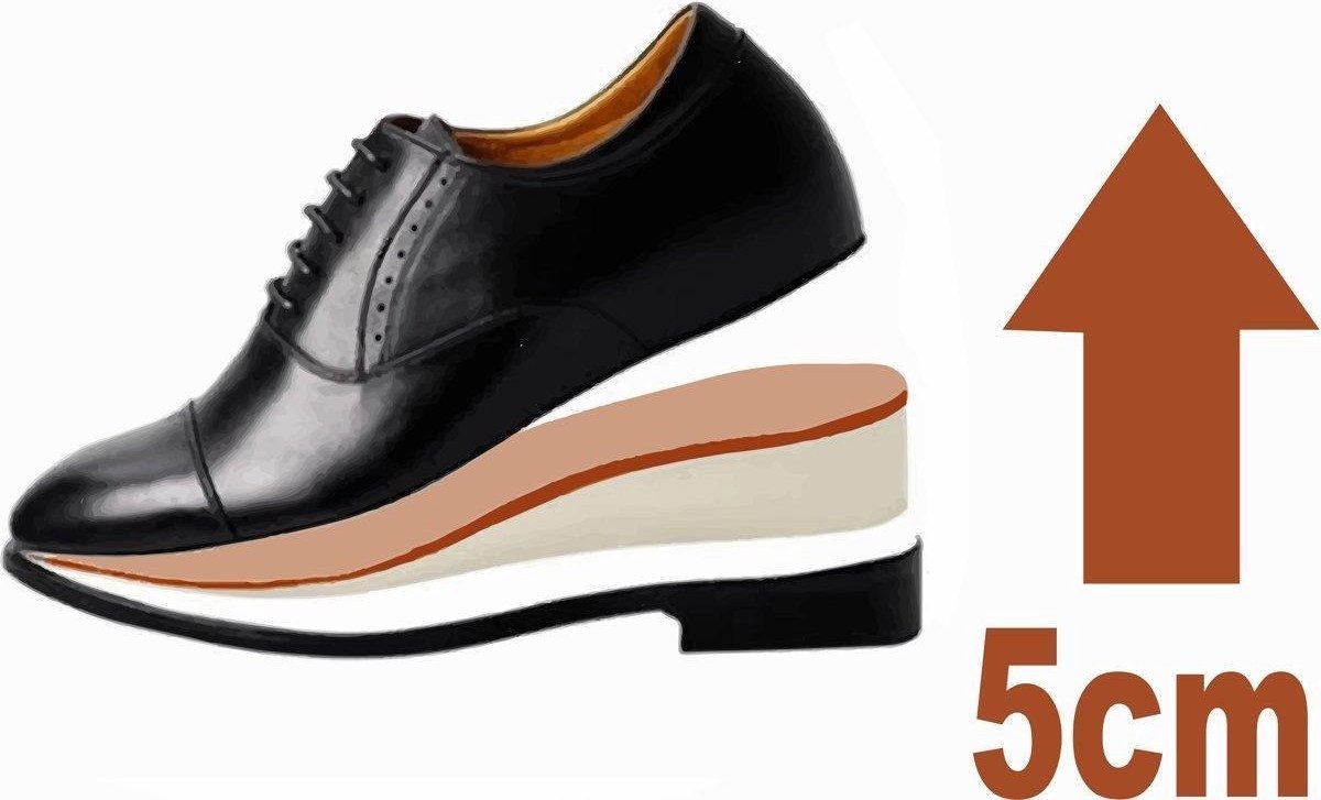 3.5cm verhogende zolen wordt direct 5cm langer voor mannen 43 36 bol