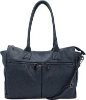 Nuba Dames Shopper - Western Bag - Handtas en Schoudertas - Leer Look - Blauw