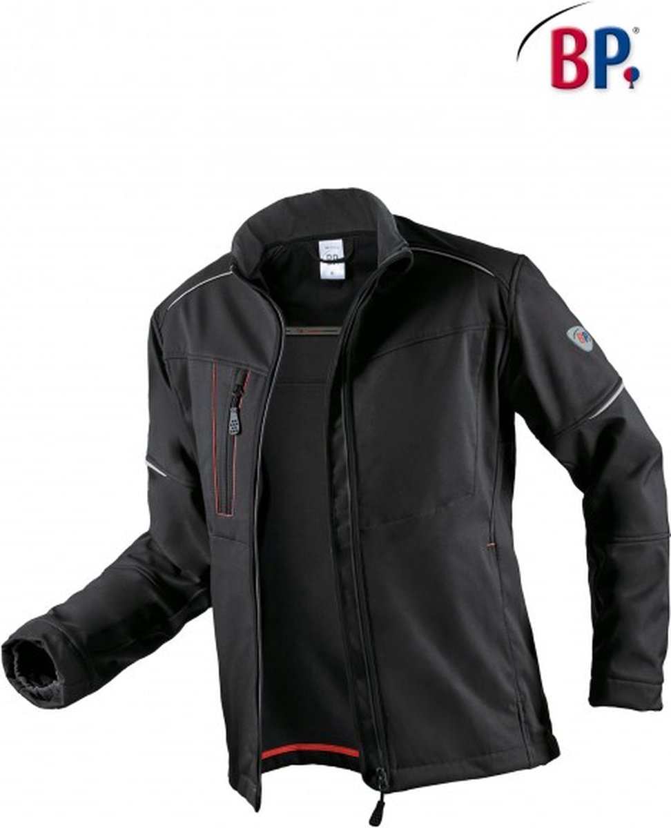 BP® Softshell jack voor heren 1868-572-32, 100% Polyester - Maat M