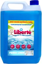 Geurverwijderaar - Liberté All in One Cleaner - Desinfectie - Dieren - Huis - Auto- Kantoor - Schoonmaakmiddel - 5L - Fresh Linen