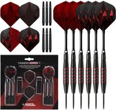 Dart Set Thunder Series 1 M4 Zwart met rode Dartset 21 Gram