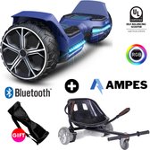 Gyroor G5 + Hoverkart | Oxboard |6.5 Inch Wielen | Hoverboard met Hoverkart | Blauw