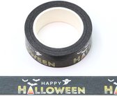 Happy Halloween | washi tape met folie | 15mm - 10m