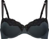 Hunkemöller Dames Lingerie Voorgevormde beugel bh Secret lace  - Groen - maat D90