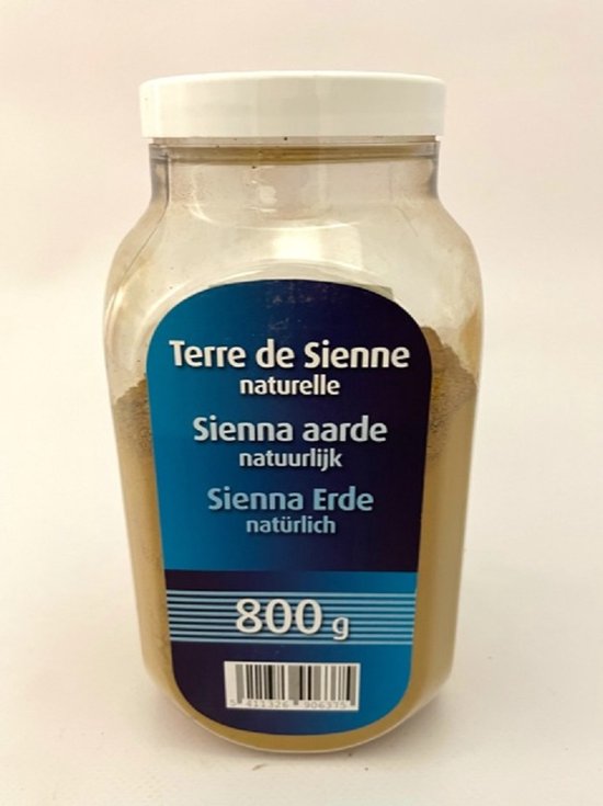 Lambert Chemicals Kleurpigment - Kleurpigment in poeder voor verf en cement - Sienna Aarde natuurlijk - 800 gr