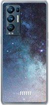 6F hoesje - geschikt voor OPPO Find X3 Neo -  Transparant TPU Case - Milky Way #ffffff