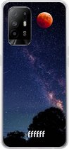 6F hoesje - geschikt voor OPPO A94 5G -  Transparant TPU Case - Full Moon #ffffff