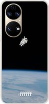 6F hoesje - geschikt voor Huawei P50 -  Transparant TPU Case - Spacewalk #ffffff