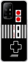 6F hoesje - geschikt voor OPPO A94 5G -  Transparant TPU Case - NES Controller #ffffff