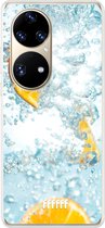 6F hoesje - geschikt voor Huawei P50 Pro -  Transparant TPU Case - Lemon Fresh #ffffff