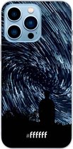 6F hoesje - geschikt voor iPhone 13 Pro Max - Transparant TPU Case - Starry Circles #ffffff