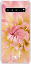 6F hoesje - geschikt voor Samsung Galaxy S10 5G -  Transparant TPU Case - Pink Petals #ffffff