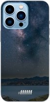 6F hoesje - geschikt voor iPhone 13 Pro Max - Transparant TPU Case - Landscape Milky Way #ffffff