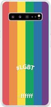 6F hoesje - geschikt voor Samsung Galaxy S10 5G -  Transparant TPU Case - #LGBT - #LGBT #ffffff