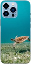 6F hoesje - geschikt voor iPhone 13 Pro - Transparant TPU Case - Turtle #ffffff