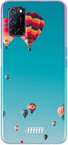 6F hoesje - geschikt voor OPPO A52 -  Transparant TPU Case - Air Balloons #ffffff