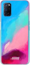 6F hoesje - geschikt voor OPPO A92 -  Transparant TPU Case - Abstract Hues #ffffff