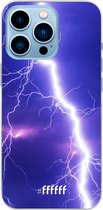 6F hoesje - geschikt voor iPhone 13 Pro - Transparant TPU Case - Thunderbolt #ffffff