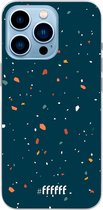 6F hoesje - geschikt voor iPhone 13 Pro Max - Transparant TPU Case - Terrazzo N°9 #ffffff