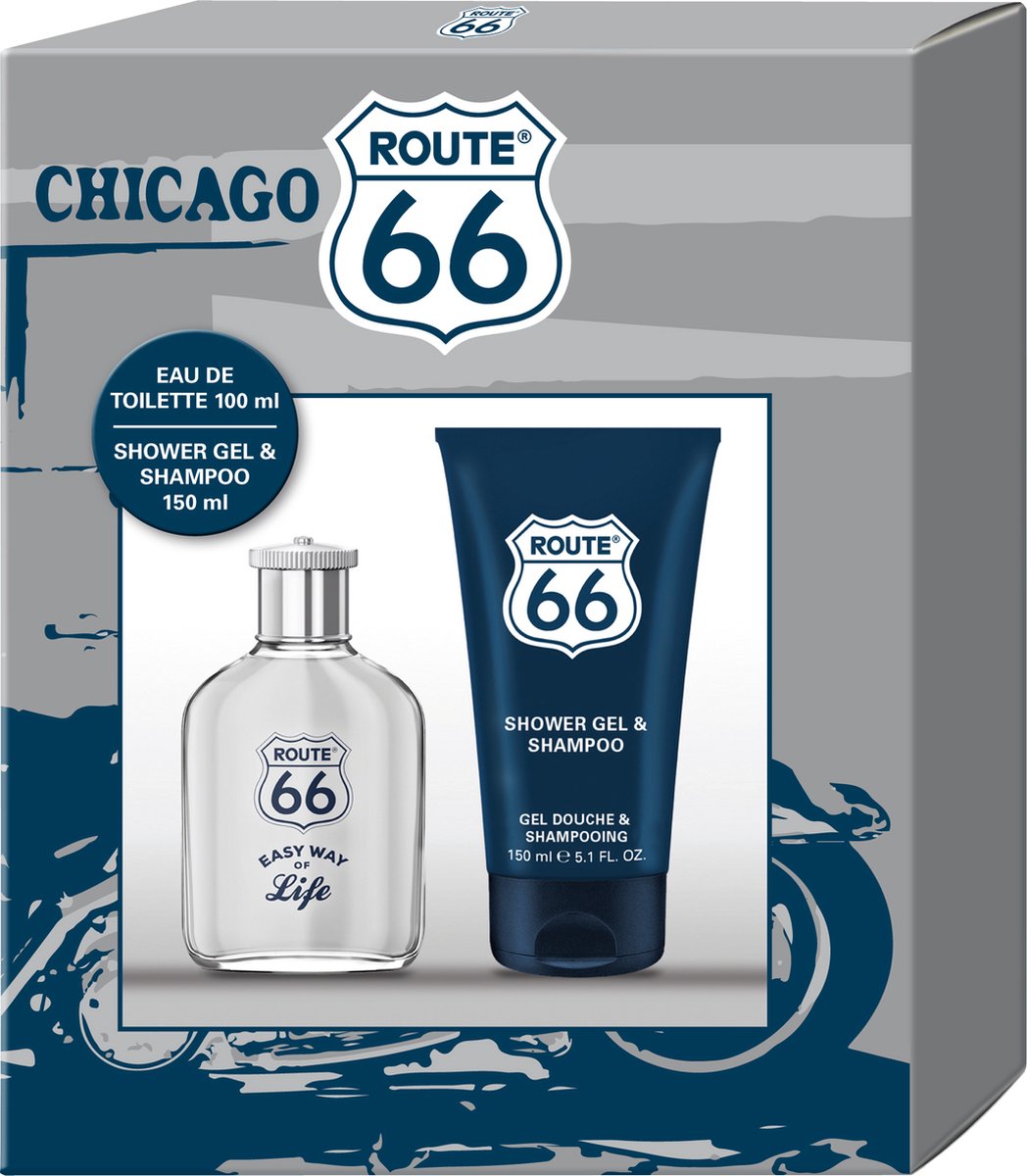 Route 66 Easy Way of Life EDT 100 ml + Shower Gel 150 ml - Geschenkset