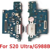 Poort Opladen Voor Samsung Galaxy S20 Ultra G988 Usb Charge Board Pcb Dock Connector Flex Kabel Vervangende Onderdelen