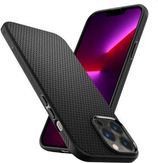 Spigen Liquid Air iPhone 13 Pro Case Zwart