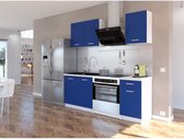 EXTRA - Complete keuken L 180cm - Mat Blauw