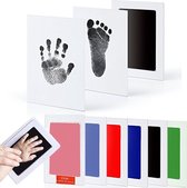 Baby Handafdruk -  Footprint Opdruk - Kit Baby  - Souvenirs Casting - Pasgeboren Voetafdruk Stempelkussen - Baby Klei Speelgoed geschenken