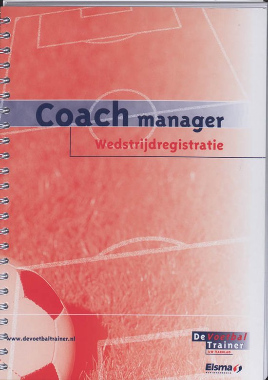 Coach Manager Wedstrijdregistratie A5 - cover