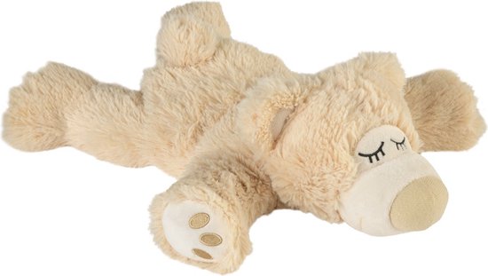 Warmies - Sleepy Bear Beige Warmteknuffel