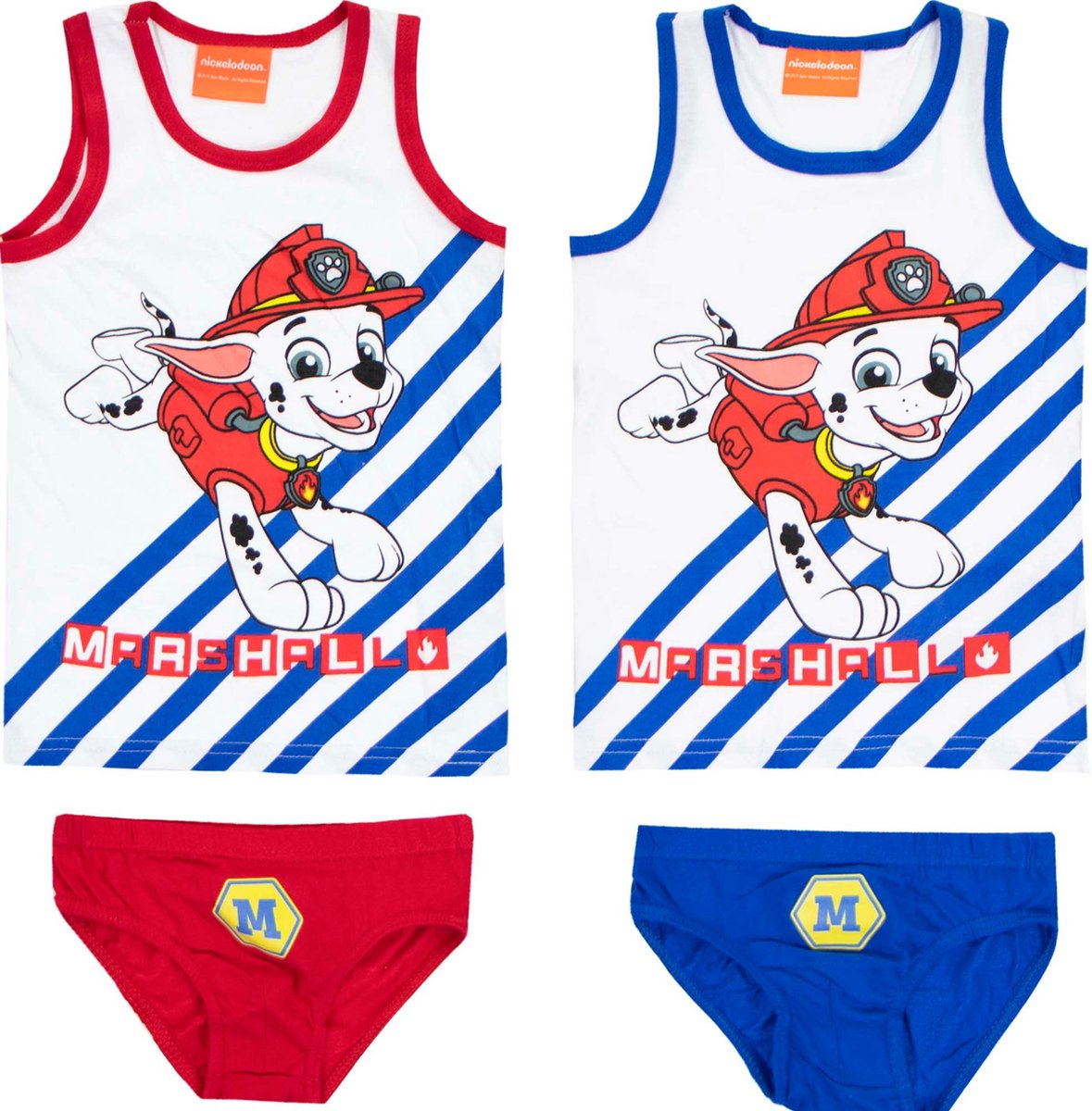 Paw patrol 2 ondergoedsetjes maat 110/116 5/6 jaar